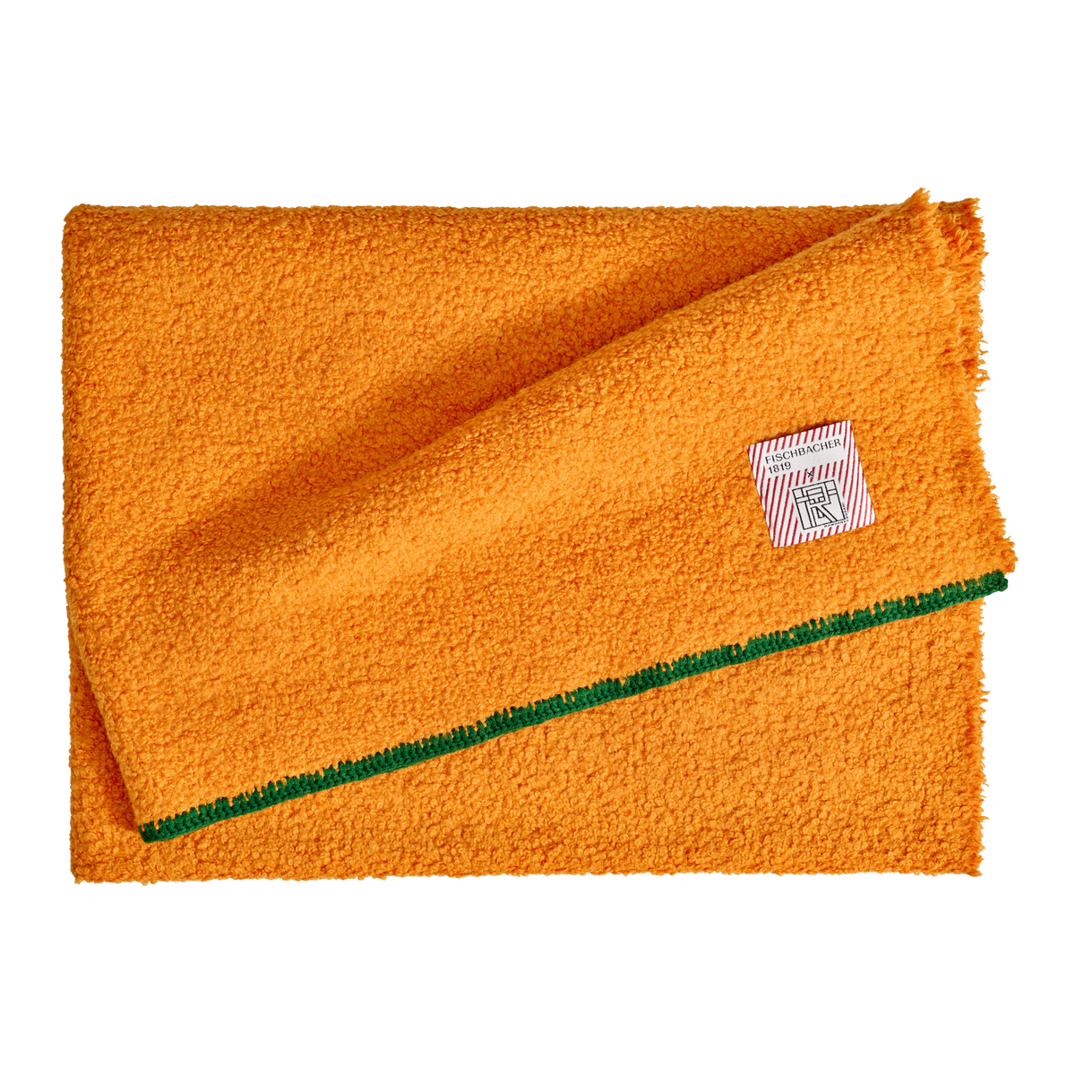 Plaid "Mönch" von Christian Fischbacher – Orange