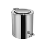 Badeimer mit Deckel 89100 von Windisch – Chrom