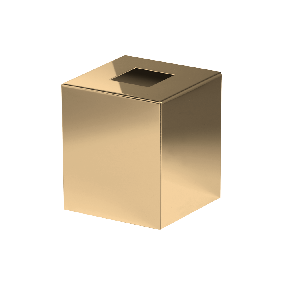 Papiertuchbox Würfel 87149 von Windisch – Gold glanz