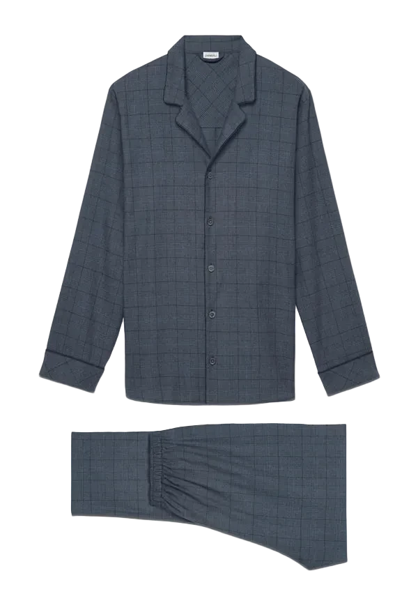 Pyjama lang "Flannel Merino Blend" 4600-11001