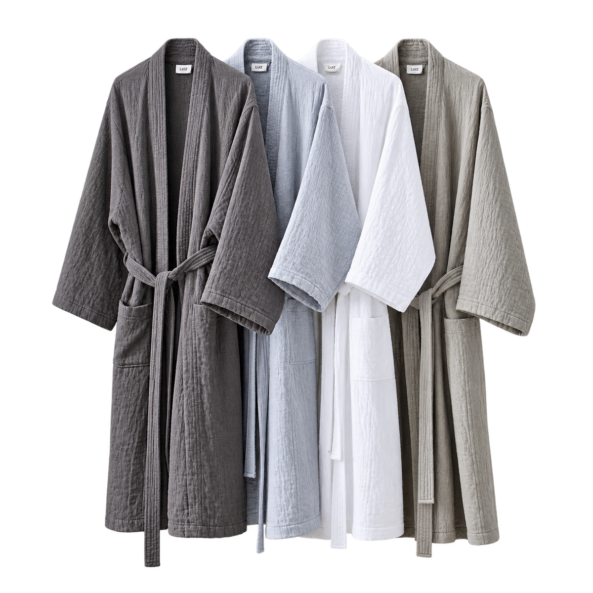 Bademantel Unisex "Leisure" von Luiz, freigestellt