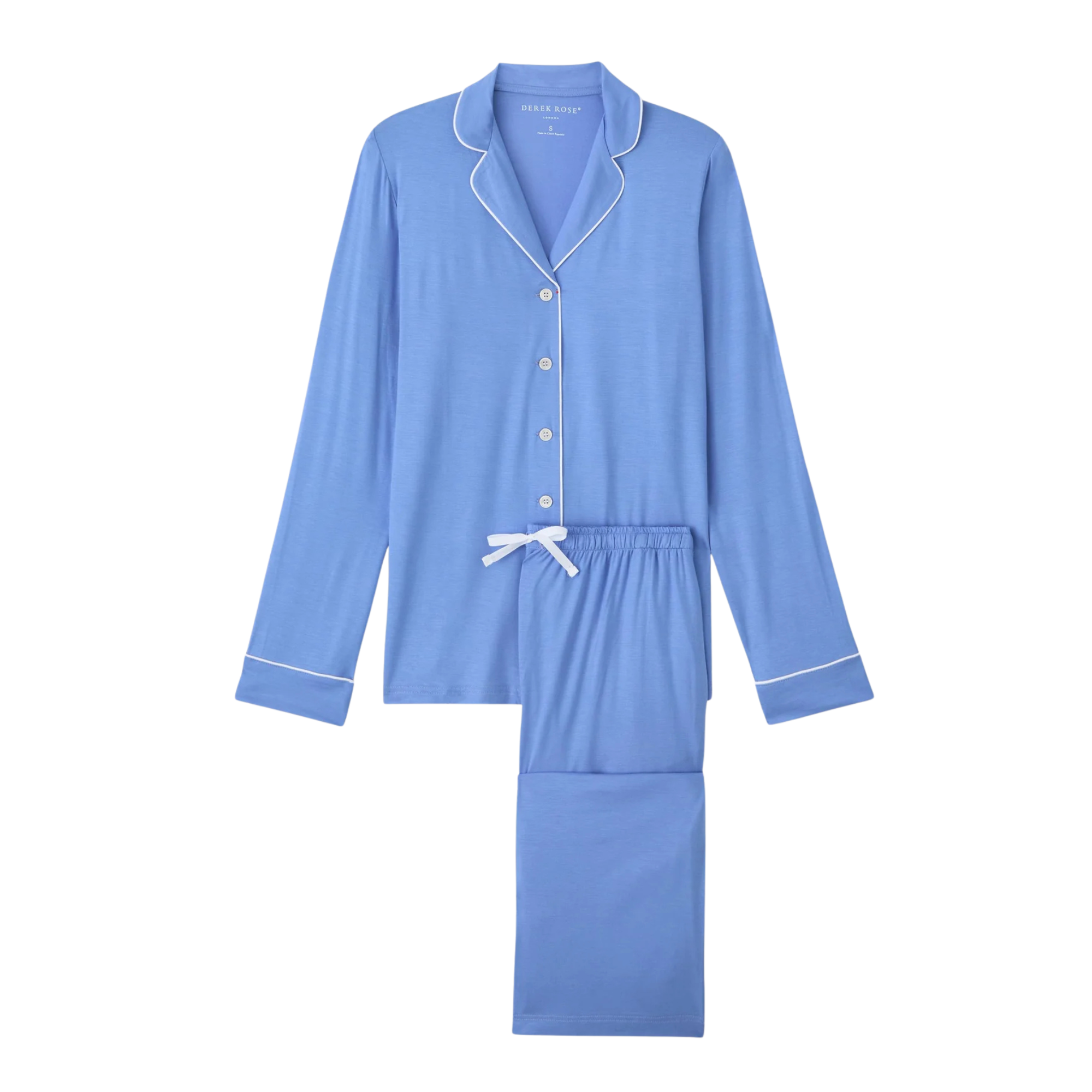 Women's Pyjama "Lara Micro Modal Stretch" Cornflower Blue
