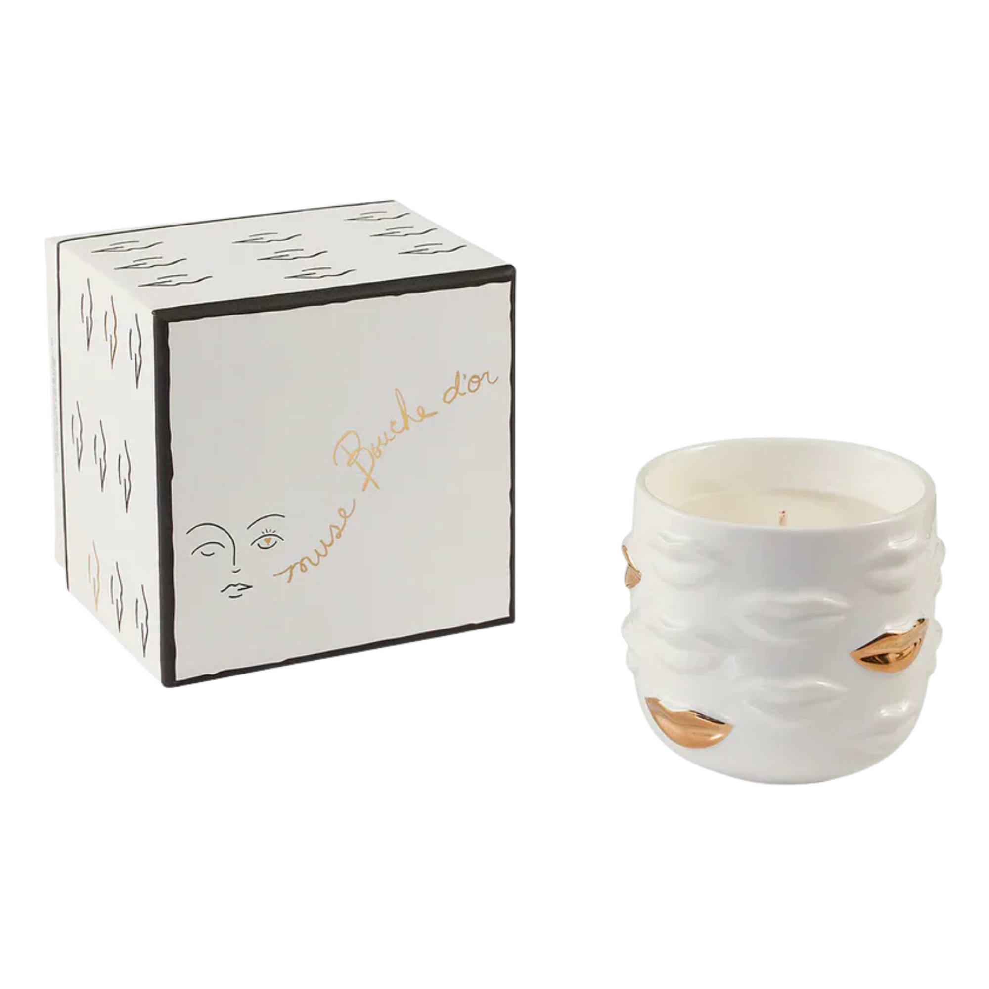 Kerze "Muse Bouche d'Or"