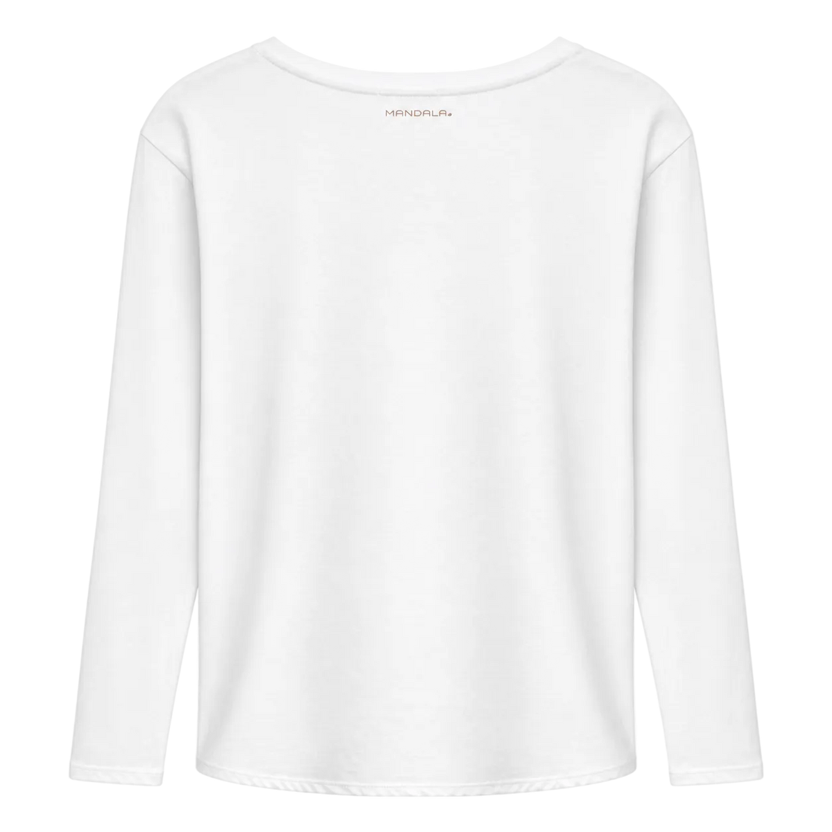 Longsleeve "Halfmoon" von Mandala – White