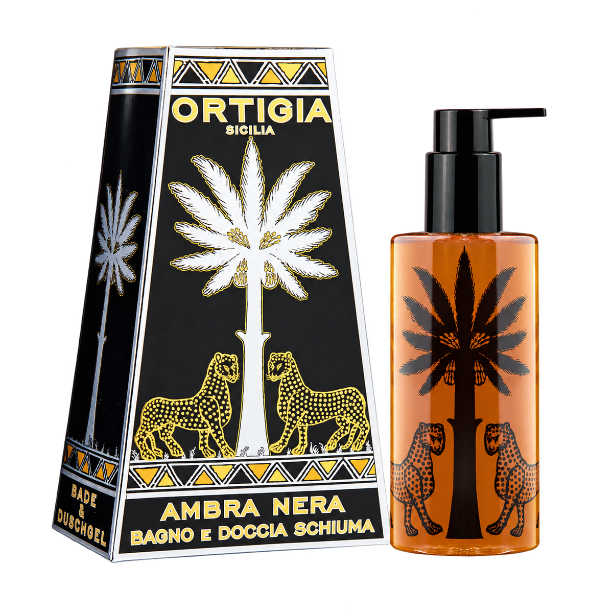 Duschgel "Ambra Nera" von Ortigia