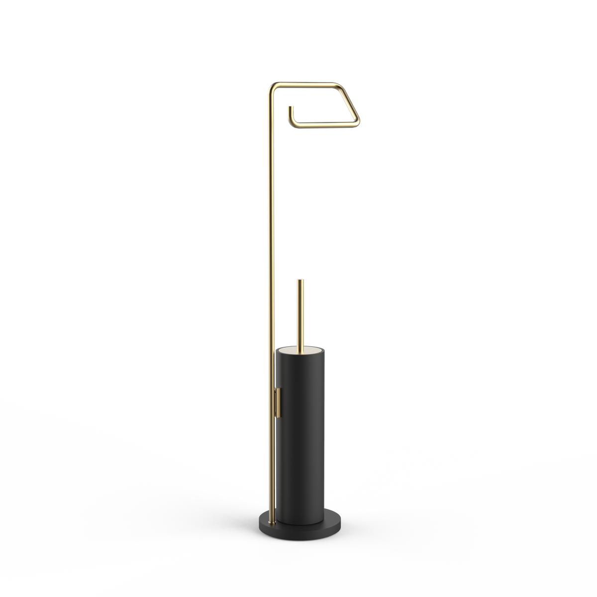 Decor Walther WC Kombination "Stone" SBK – Schwarz matt / Gold Matt PVD #Oberfläche_Schwarz matt / Gold Matt PVD