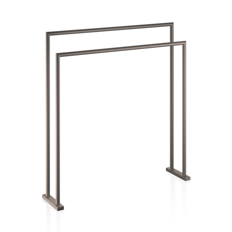 Decor Walther Handtuchständer "HT 5" – Dark Metal Matt PVD #Oberfläche_Dark Metal Matt PVD