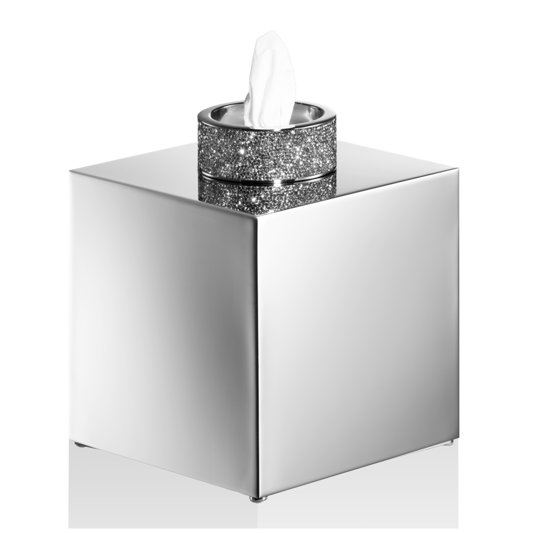 Decor Walther Papiertuchbox "Rocks" KB – Chrom #Farbe_Chrom