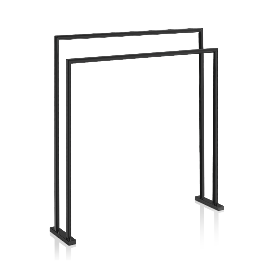 Decor Walther Handtuchständer "HT 5" – Schwarz matt #Oberfläche_Schwarz matt