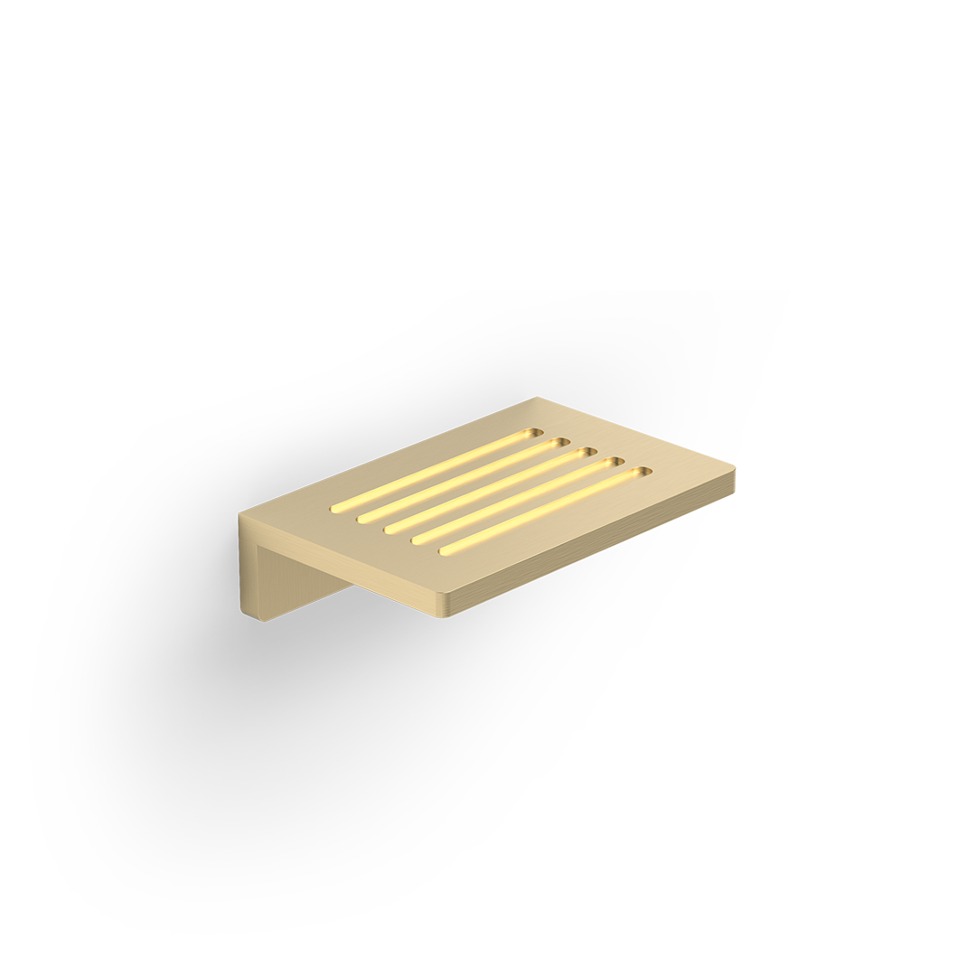 Decor Walther Wandseifenschale "DW910" – Messing Matt unlackiert #Material_Messing Matt unlackiert