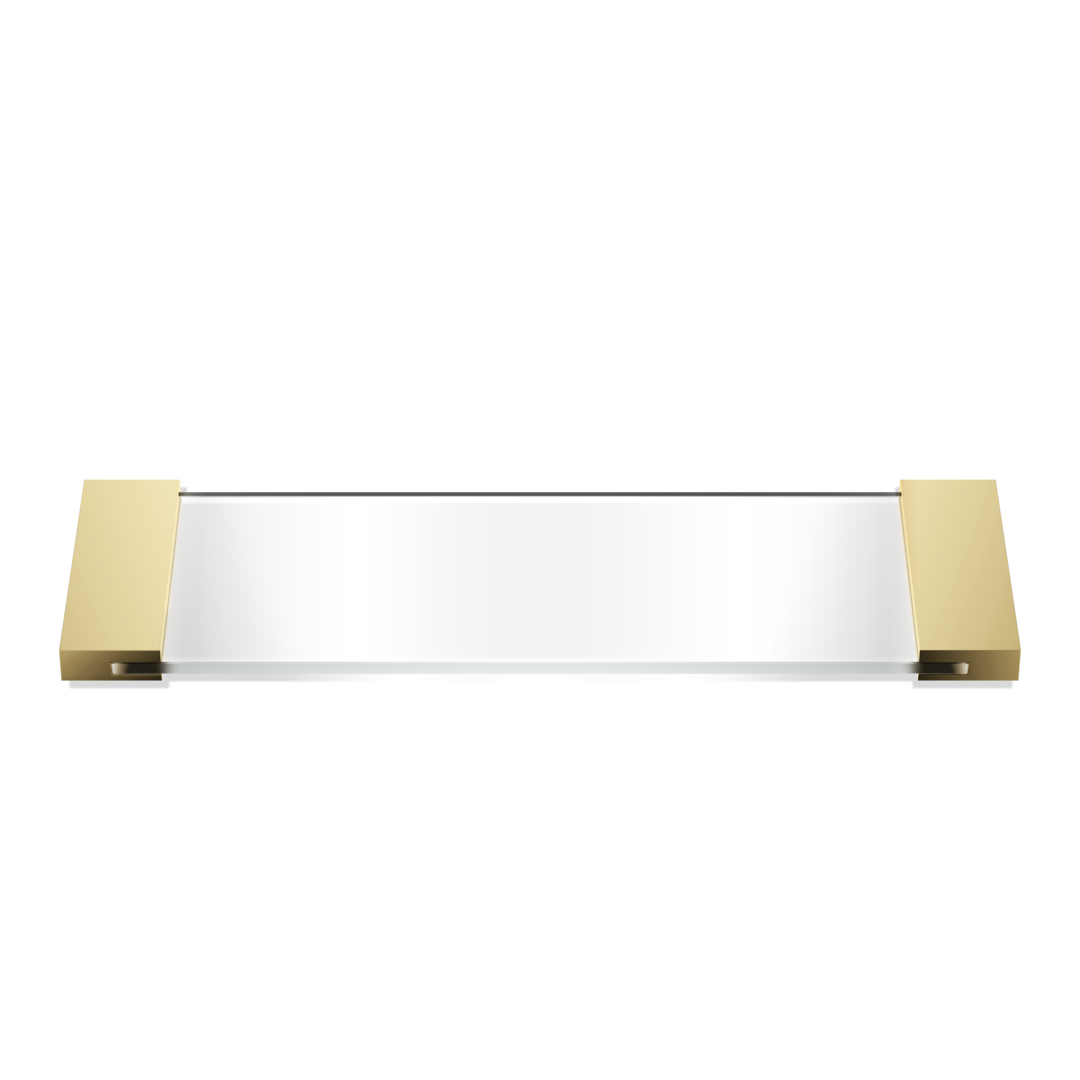 Decor Walther Tablett 34cm / 37cm "TAB 34" – Gold 24 Karat / Opalglas / 34 cm #Oberfläche_Gold 24 Karat / Opalglas