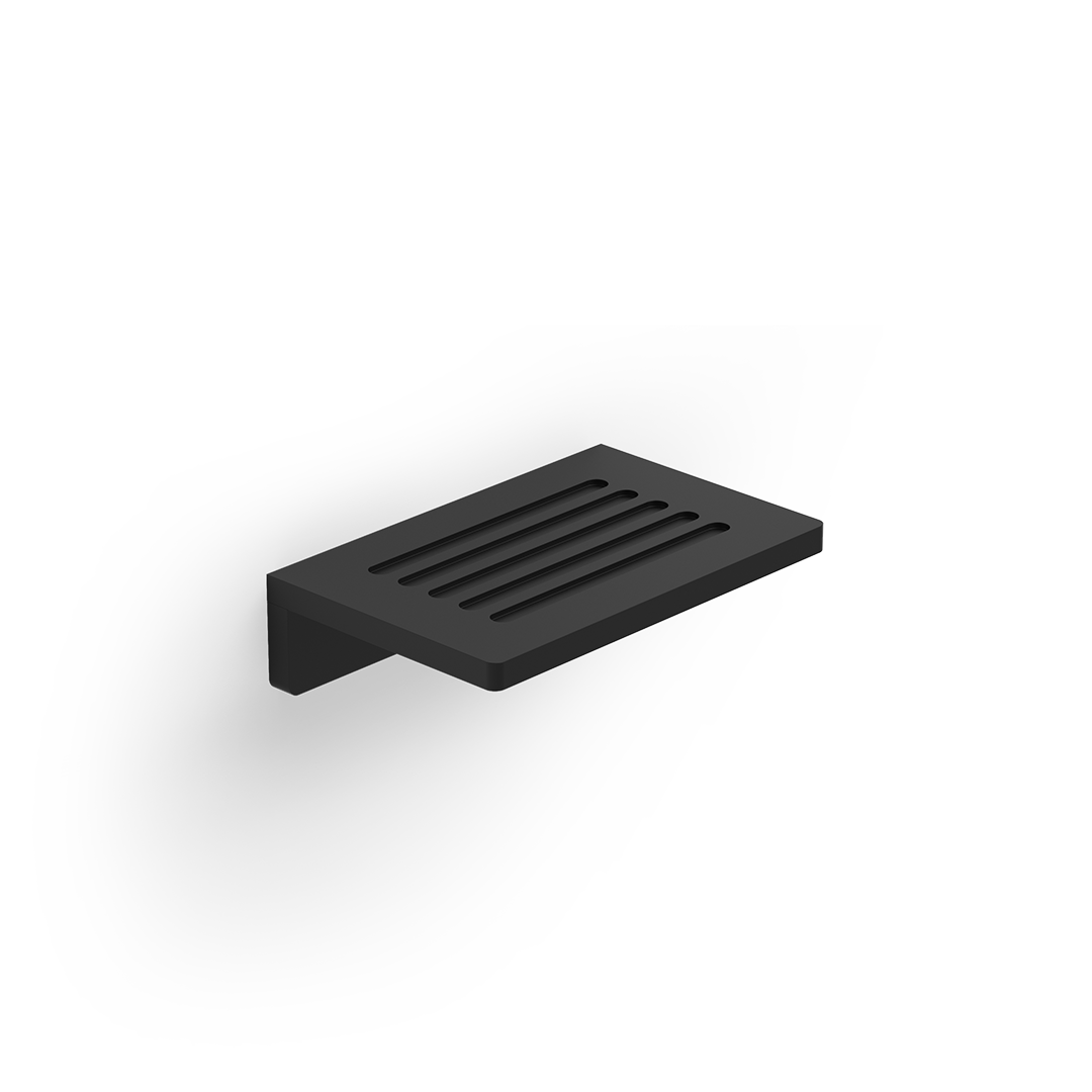 Decor Walther Wandseifenschale "DW910" – Schwarz Matt #Material_Schwarz Matt