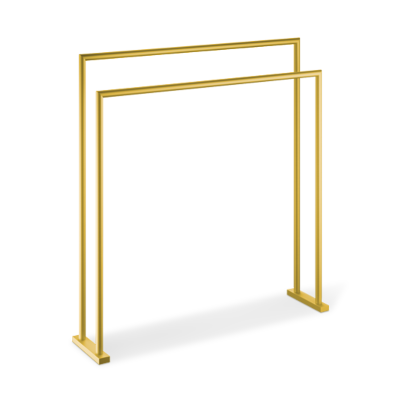 Decor Walther Handtuchständer "HT 5" – Gold Matt PVD #Oberfläche_Gold Matt PVD