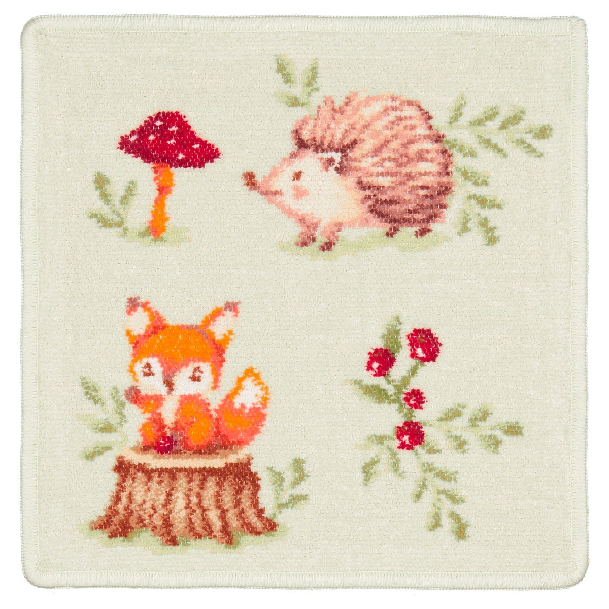 Tücher Serie "Forest Tales" von Feiler – Hedgehog Gesichtstuch 25x25 cm