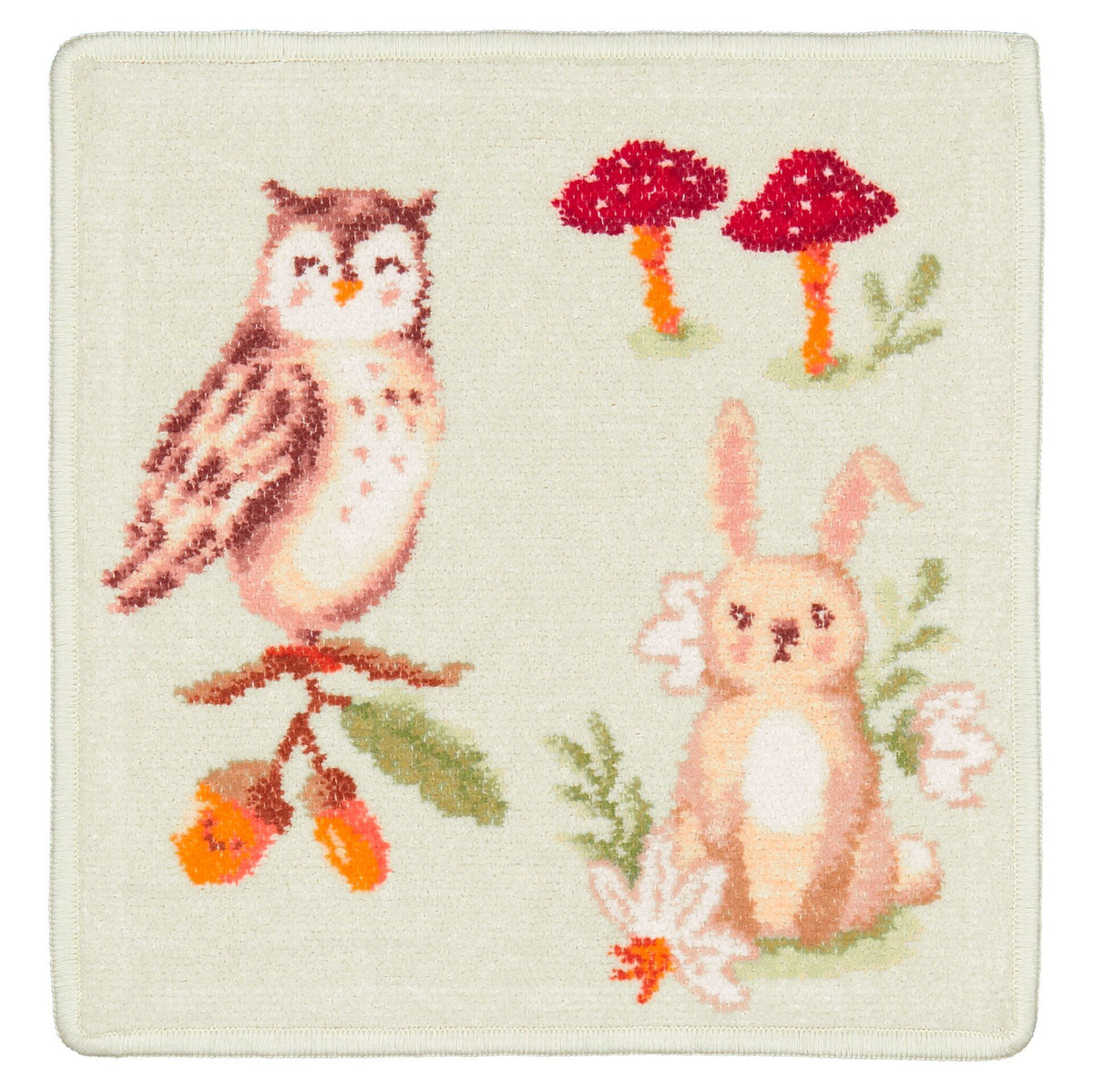 Tücher Serie "Forest Tales" von Feiler – Owl Gesichtstuch 25x25 cm