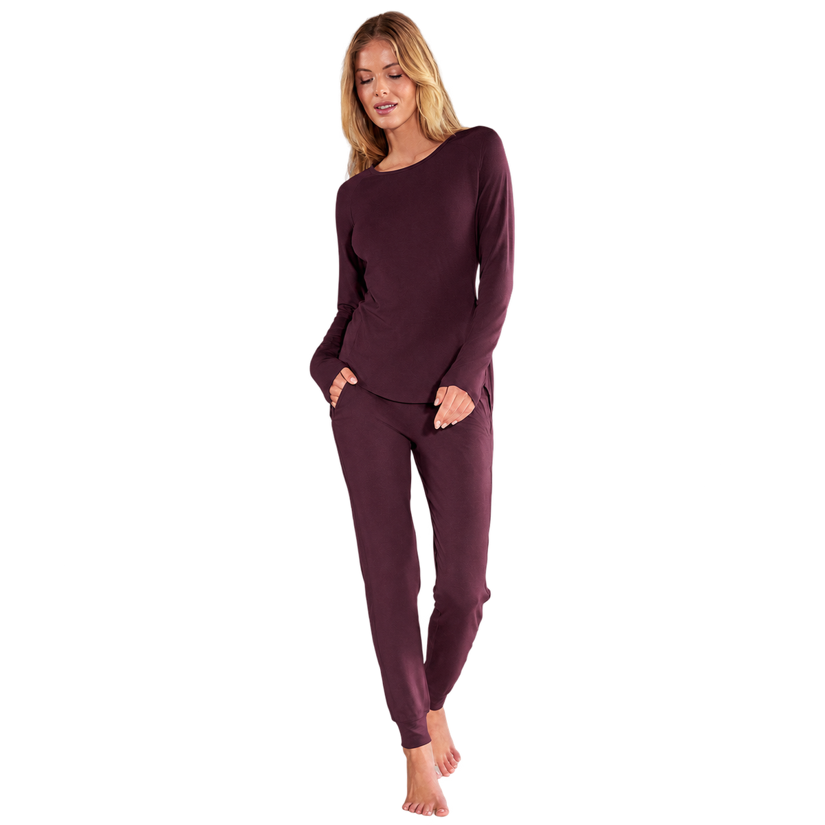 Hose mit Bündchen Women "Balance" von Dagsmejan – Mulberry, freigestellt