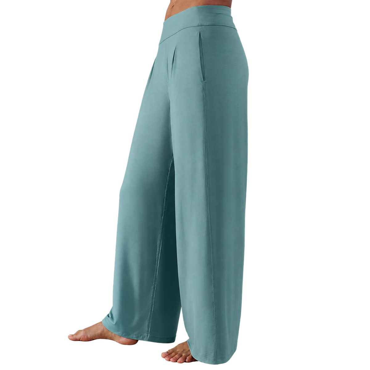 Sleep Pants Women "Stay Cool" von Dagsmejan – Frosted Sage, freigestellt