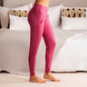 Hose mit Bündchen Women "Stay Warm" von Dagsmejan – Fuchsia melange