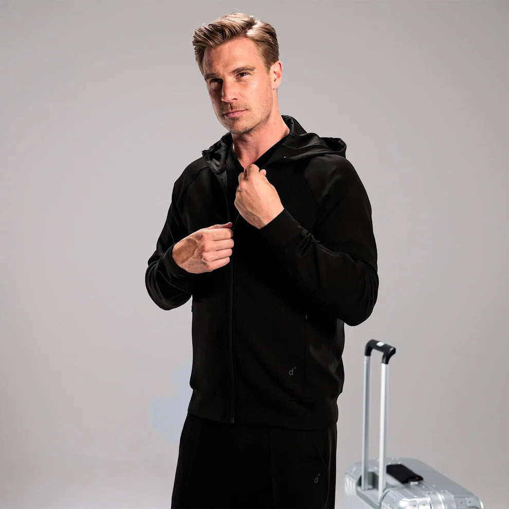 Zip Jacke "Travel" von Dagsmejan – Black