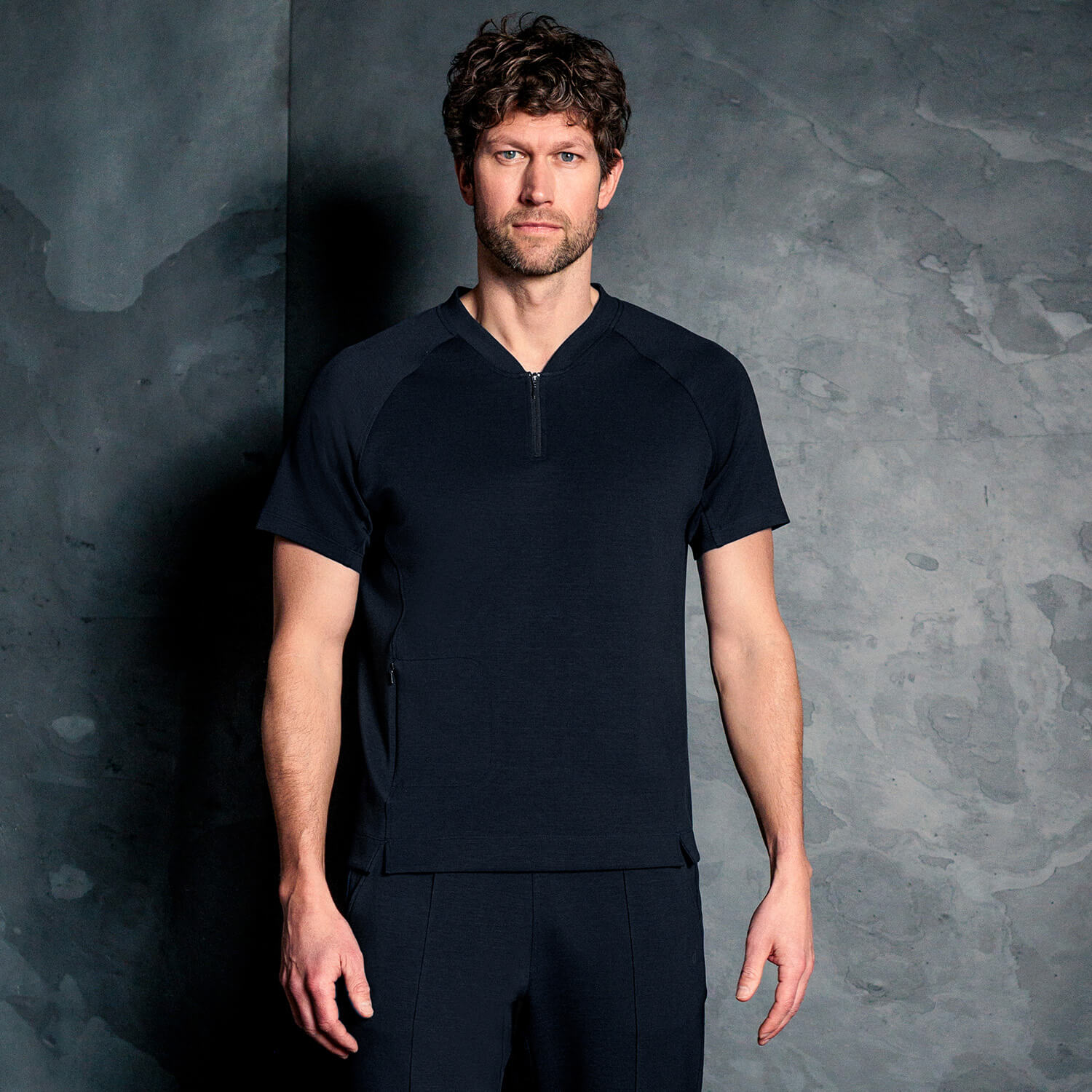 T-Shirt Men "Travel" Navy blue