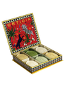 Seife 6er Box "Jungle" von Ortigia – Rot