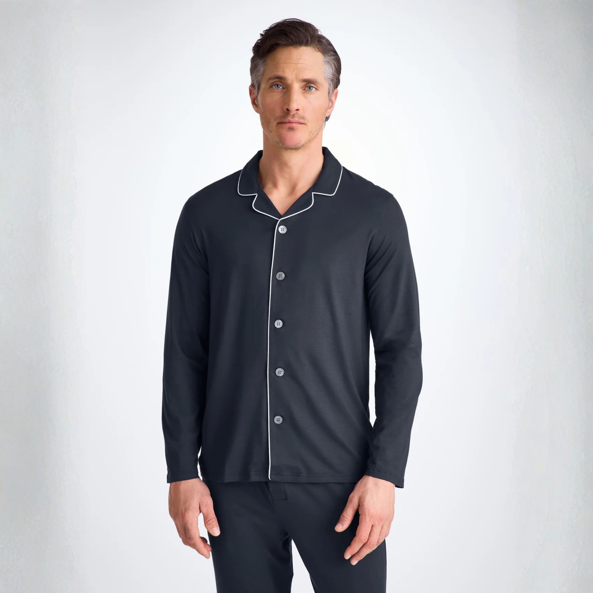 Men's Pyjama "Micro Modal Stretch" Navy Blue