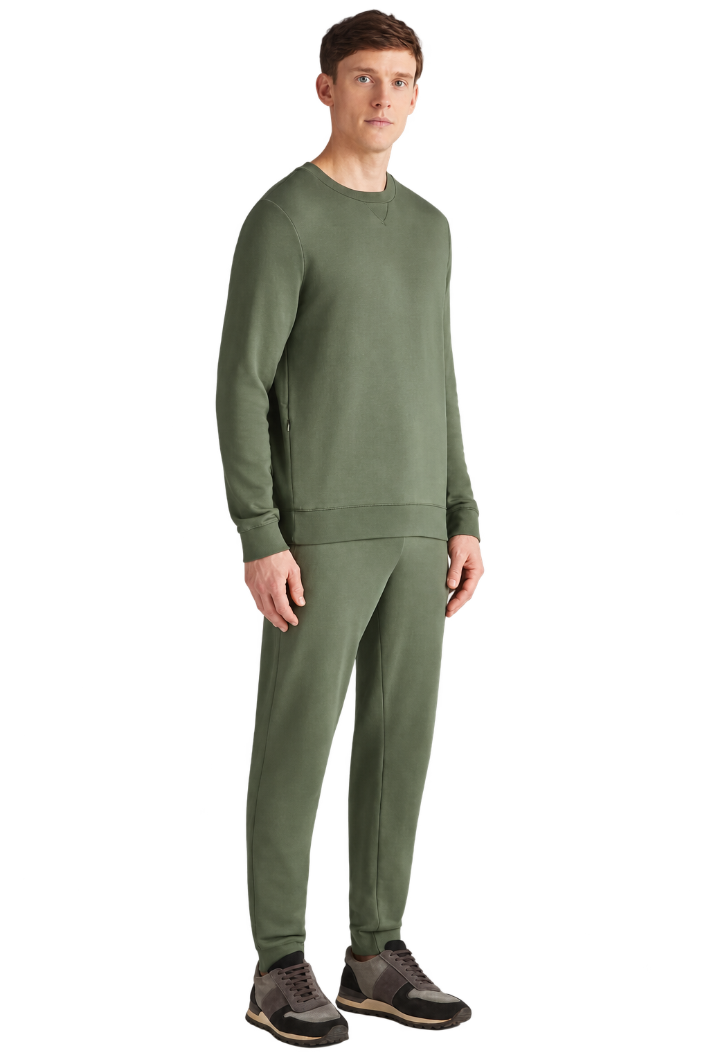 Men's Tracksuit "Micro Modal Stretch" Green von Derek Rose