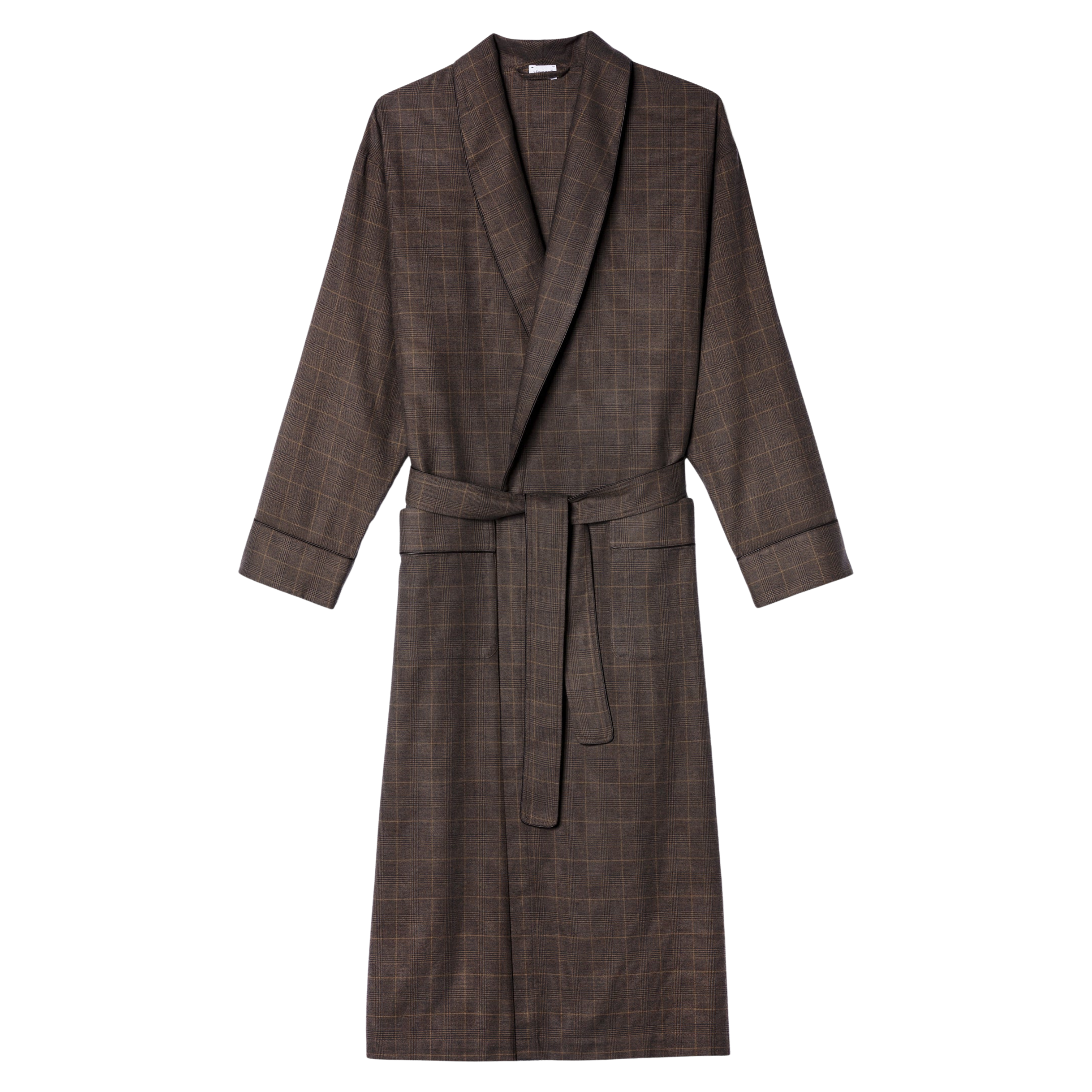 Morgenmantel "Cozy Flannel" olive check