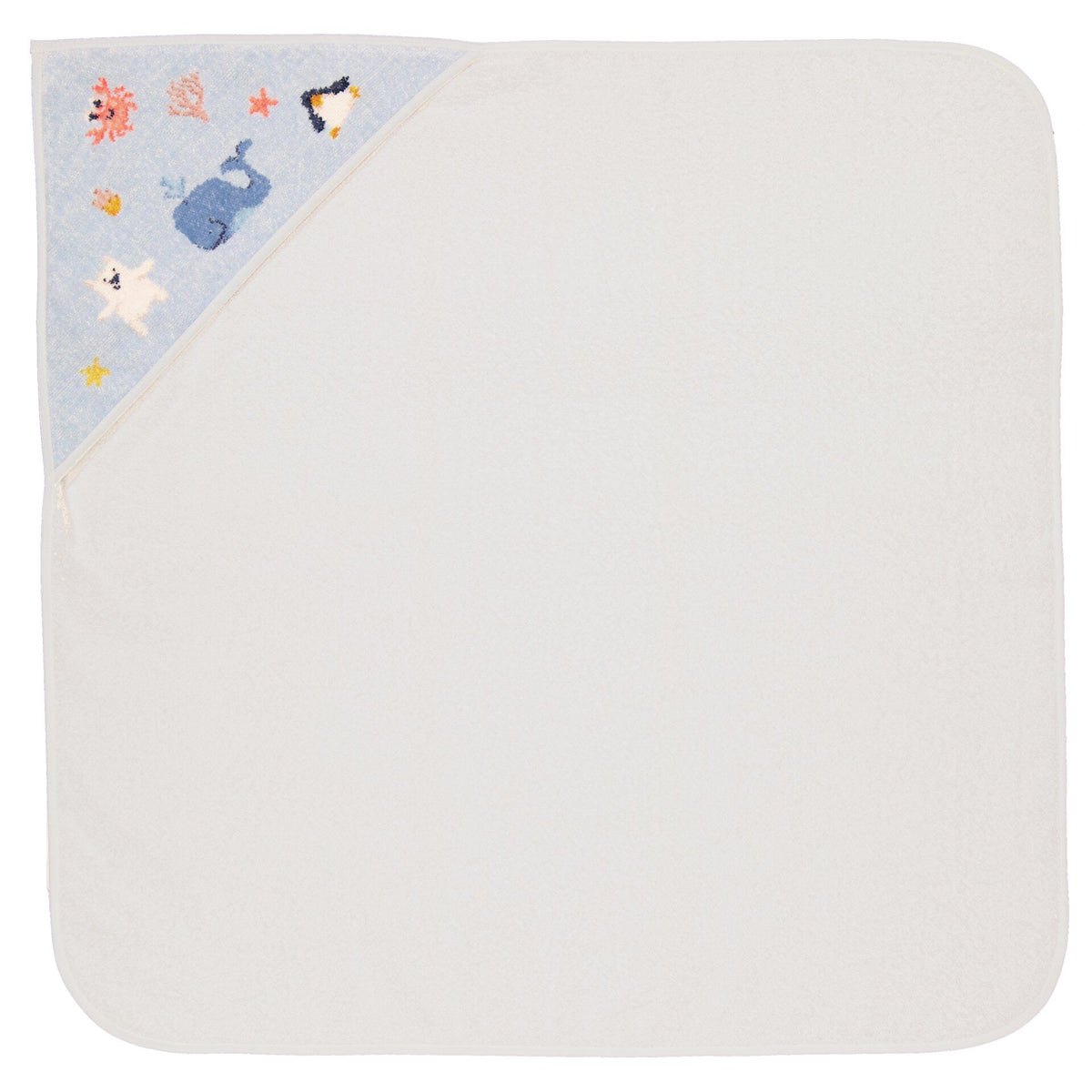 Tücher Serie "Polar Friends" von Feiler – Badetuch mit Kapuze 80x80 cm