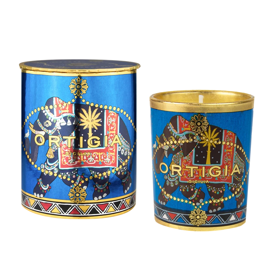 Duftkerze verziert "Sandalo"