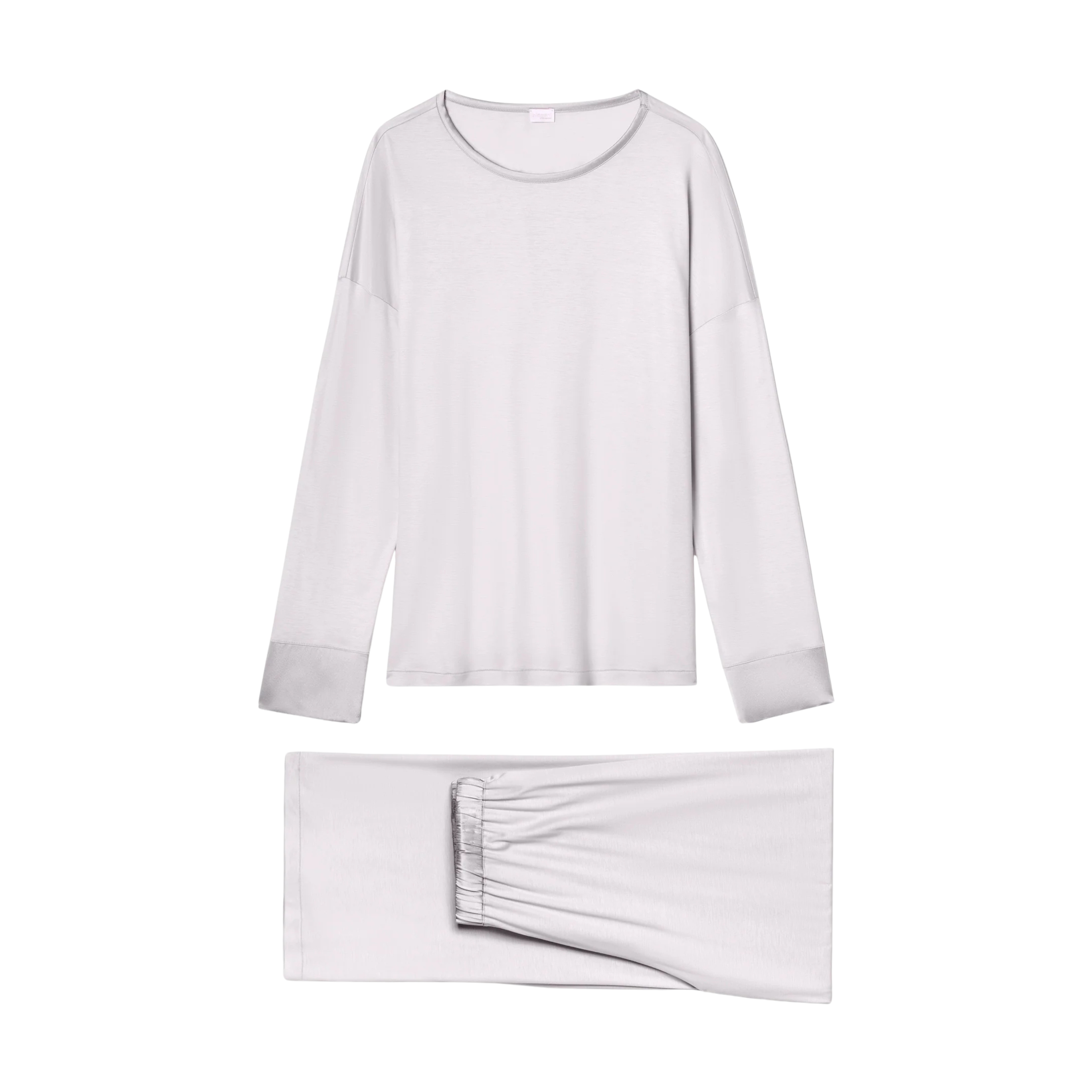 Pyjama lang "Silk Dreams" lilac marble