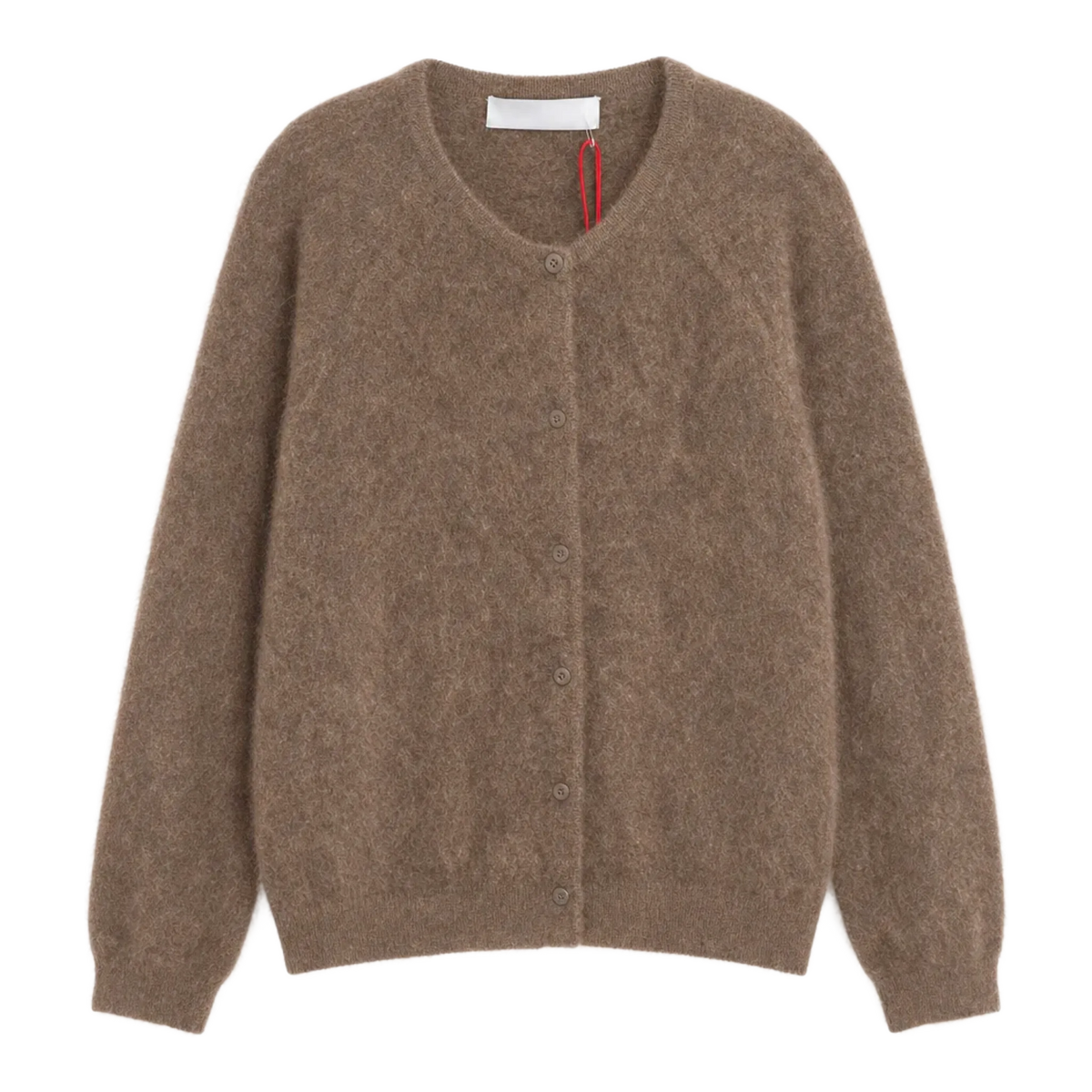 2681 Cardigan in brushed Cashmere von Pure Cashmere – Mocca
