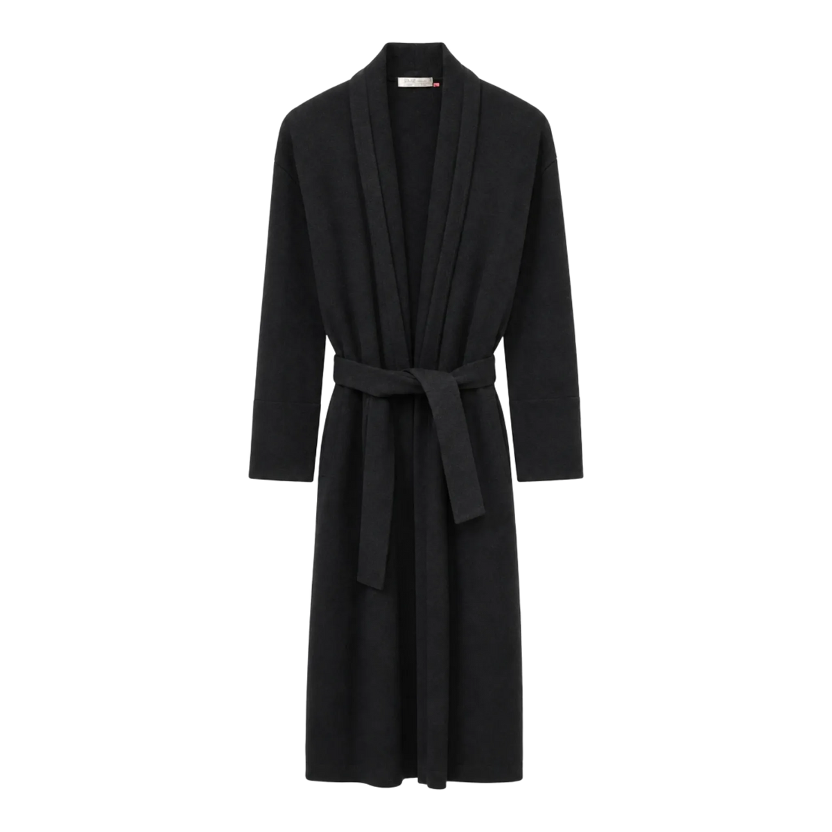 2608 Langer Mantel von Pure Cashmere – Black