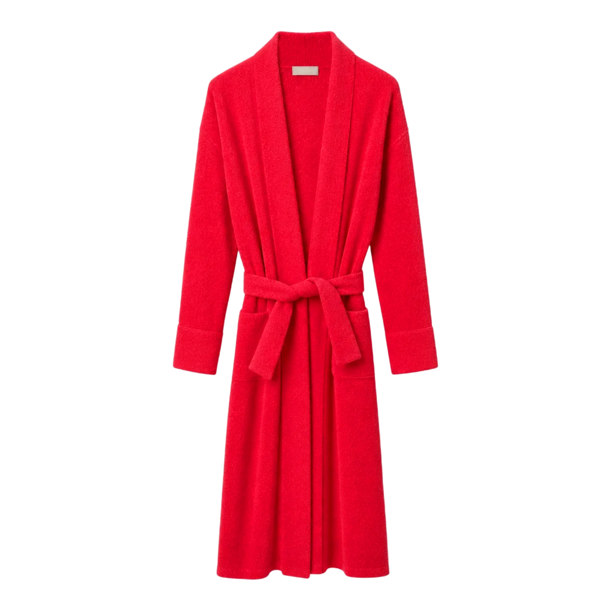 2608 Langer Mantel von Pure Cashmere – Lipstick