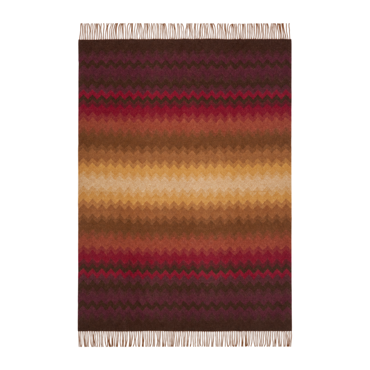 Missoni Throw „Anemone“ 130 × 190 cm in Bronze Multicolor 164