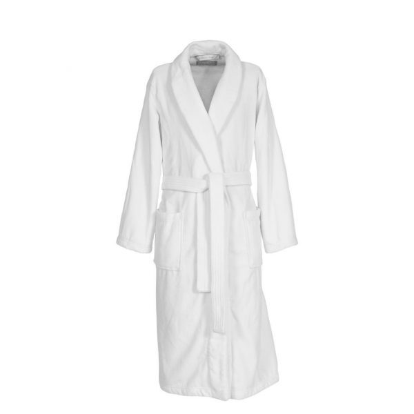 bathrobe white